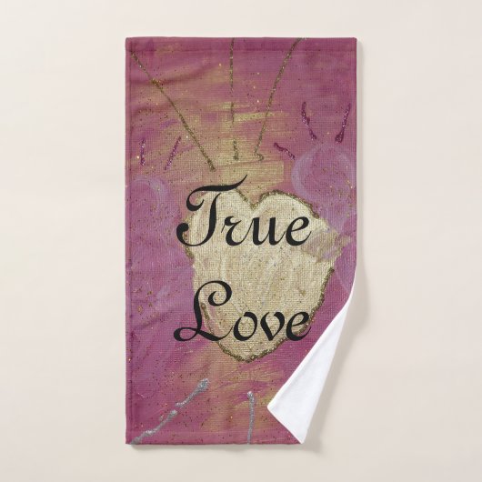True Love Angel Wedding Bad Handdoek (Handdoek)