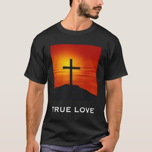 True Love - Black T-shirt (Voorkant)