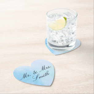 "True Love Blue" Kartonnen Onderzetters