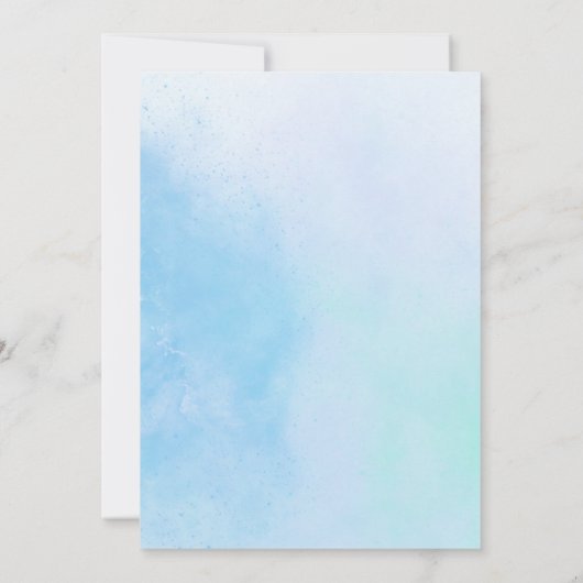 "True Love Blue" slaat de datum op Save The Date (Achterkant)