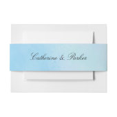 "True Love Blue" Uitnodigingen Wikkel (Voorkant Voorbeeld)