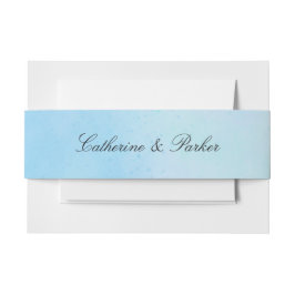 "True Love Blue" Uitnodigingen Wikkel