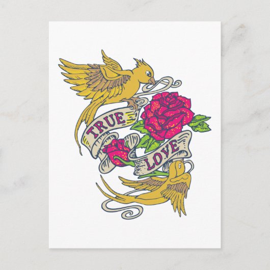 True Love Briefkaart (Voorkant)