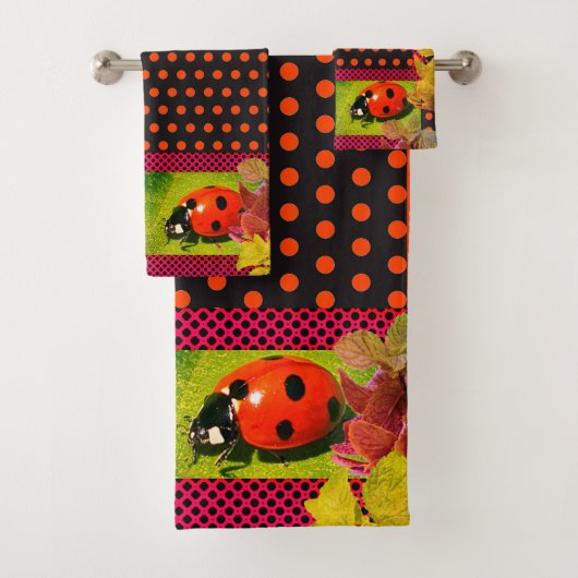 True Love Bug Ladybug Bad Handdoek (Insitu)