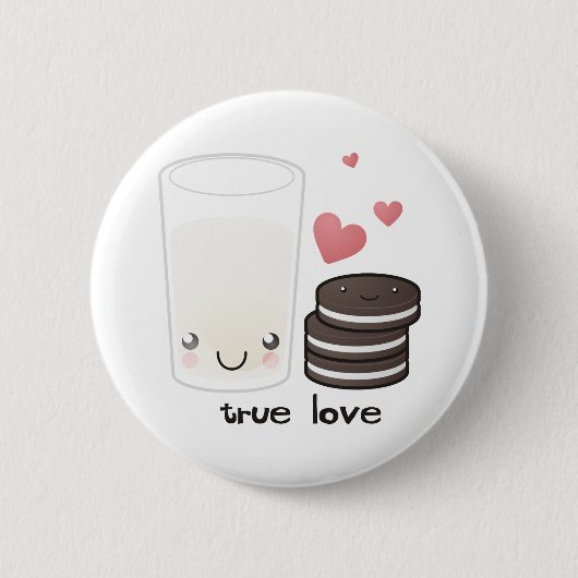 True Love Buttom Ronde Button 5,7 Cm (Voorkant)
