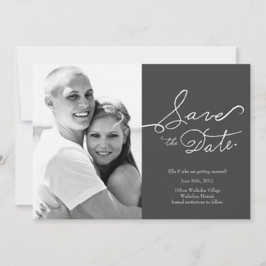 True Love-Collectie | Save the date Kaart (Voorkant)