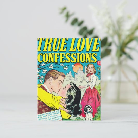 True Love Confessions Briefkaart (Staand voorkant)