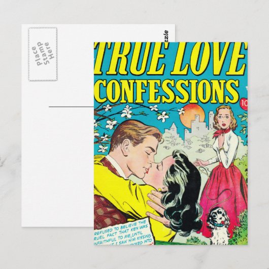 True Love Confessions Briefkaart (Voorkant / Achterkant)