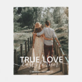 True Love Couple-foto Fleece Deken (Voorkant)