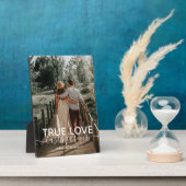 True Love Couple-foto Fotoplaat (Zijkant)