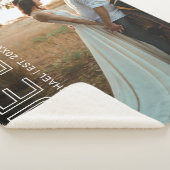 True Love Couple Photo Fleece Blanket Sherpa Deken (3/4)