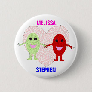 True Love Couples Button
