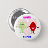 True Love Couples Button (Voorkant /achterkant)
