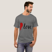 True Love Couples Valentijns T-Shirt (Voorkant volledig)