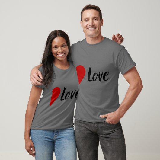 True Love Couples Valentijns T-Shirt (Unisex)
