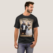 True Love Down Under: Wombats die de knoop doorhak T-shirt (Voorkant volledig)
