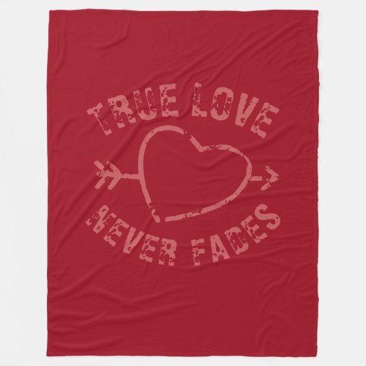 True Love Fleece Blanket Deken (Voorkant)
