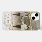 True Love-foto modern, minimaal persoonlijk cadeau Case-Mate iPhone Case (Achterkant (horizontaal))