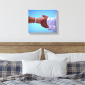 True Love fotocanvas Canvas Afdruk (Insitu (Slaapkamer))