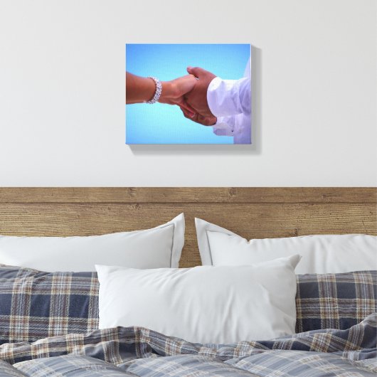 True Love fotocanvas Canvas Afdruk (Insitu (Slaapkamer))