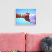 True Love fotocanvas Canvas Afdruk (Insitu (Woonkamer))