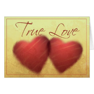 True love Heart-kaarten