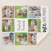 True Love Hondenliefhebber Gepersonaliseerd foto's Sherpa Deken (Voorkant (horizontaal))