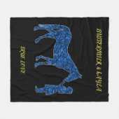 "TRUE LOVE" HORSE BLANKET MET GEPERSONEERDE NAAM. FLEECE DEKEN (Voorkant (Horizontaal))