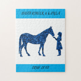 "TRUE LOVE" HORSE GEPUBLICEERD MET GEPERSONALISEER LEGPUZZEL