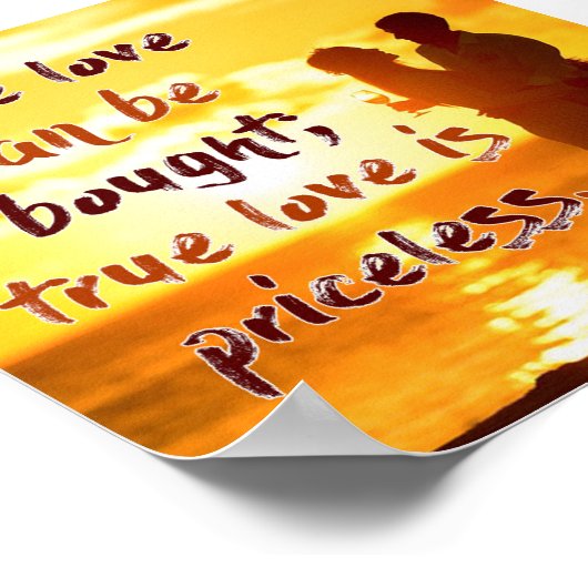 True Love is Priceless Poster (Hoek)