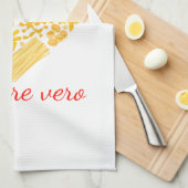 True Love - Italiaans pasta Kitchen Towel Theedoek (Quarter Fold)