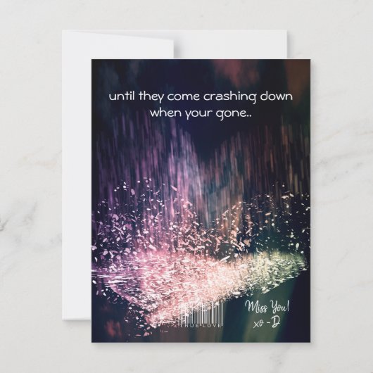 True Love Kaarten RSVP Kaartje (Achterkant)