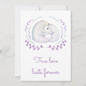 True Love Lasts for ever Polar Beer Valentijnsdag Feestdagenkaart (Voorkant)