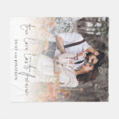 True Love Lasts Forever Coulay-out Fleece Deken (Voorkant (Horizontaal))