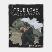 True Love Lasts Forever | Foto Fleece Deken (Voorkant)