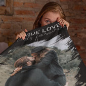 True Love Lasts Forever | Foto Fleece Deken