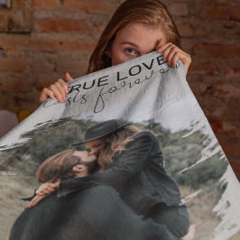 True Love Lasts Forever | Foto van Fleece Blanket