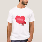 True Love Never Dies T-shirt, Valentijnsdag T-shirt (Voorkant)