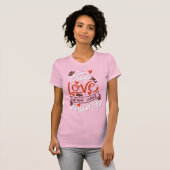 True Love Never Have Endings Romantic Valentine T-shirt (Voorkant volledig)