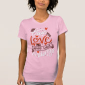 True Love Never Have Endings Romantic Valentine  T-shirt (Voorkant)