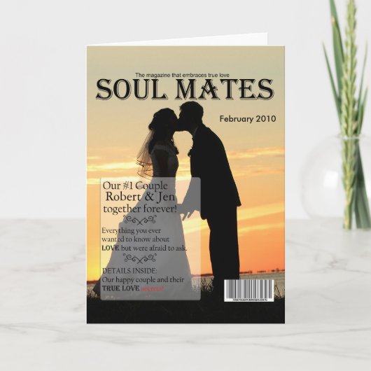 True Love Place houder, Soul Mates Magazine 1,... Kaart (Voorkant)