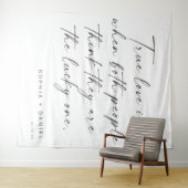 True Love Quote Backdrop Decor Wandkleed (In Situ (horizontaal))
