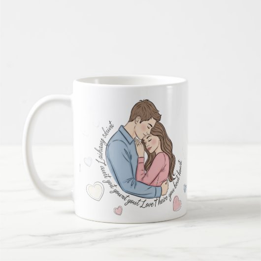 True Love Quote Bridesmaid Mug – Romantic Couple   Koffiemok (Links)