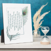 True Love Quote Husband Wife Wedding Plaque Fotoplaat (Zijkant)