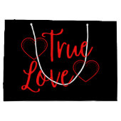 True Love Red Valentijns Groot Cadeauzakje (Achterkant)