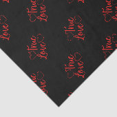 True Love Red Valentijns Tissuepapier (Detail)