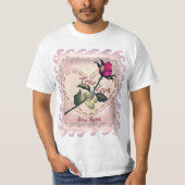 True Love Roos Hart aangepaste t-shirts (Voorkant)