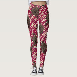 True Love Roos Romantic Valentijnsdag B&W Leggin Leggings