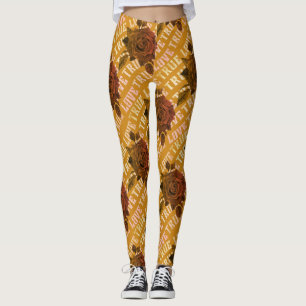 True Love Roos Romantic Valentijnsdag B&W Leggings