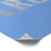 True Love Roos Romantic Valentijnsdag B&W Poster (Hoek)